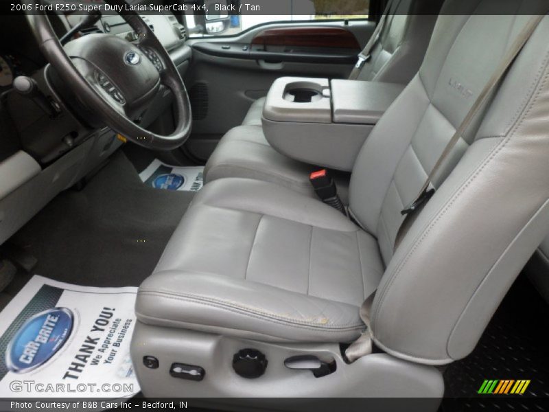 Black / Tan 2006 Ford F250 Super Duty Lariat SuperCab 4x4