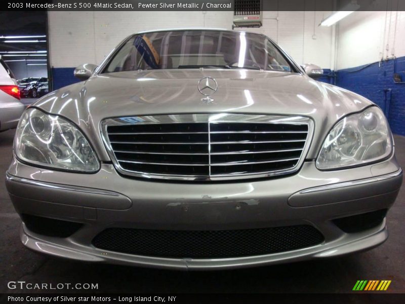 Pewter Silver Metallic / Charcoal 2003 Mercedes-Benz S 500 4Matic Sedan
