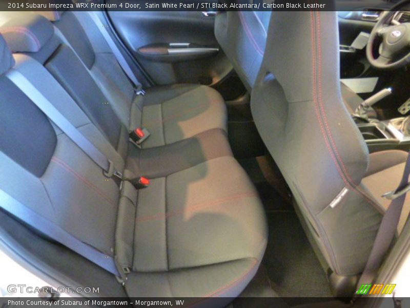 Rear Seat of 2014 Impreza WRX Premium 4 Door