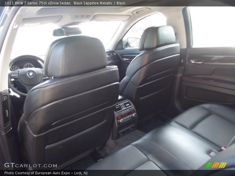 Black Sapphire Metallic / Black 2011 BMW 7 Series 750i xDrive Sedan