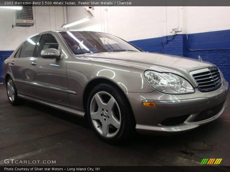 Pewter Silver Metallic / Charcoal 2003 Mercedes-Benz S 500 4Matic Sedan