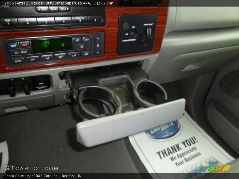 Black / Tan 2006 Ford F250 Super Duty Lariat SuperCab 4x4