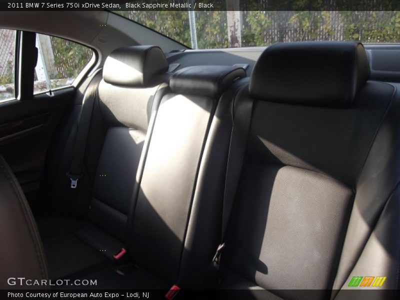 Black Sapphire Metallic / Black 2011 BMW 7 Series 750i xDrive Sedan