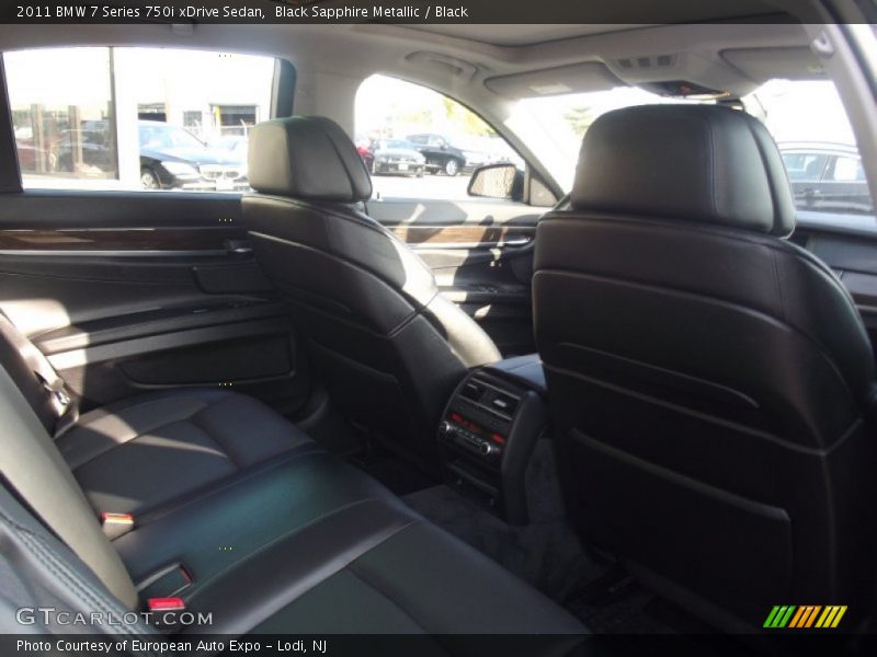 Black Sapphire Metallic / Black 2011 BMW 7 Series 750i xDrive Sedan