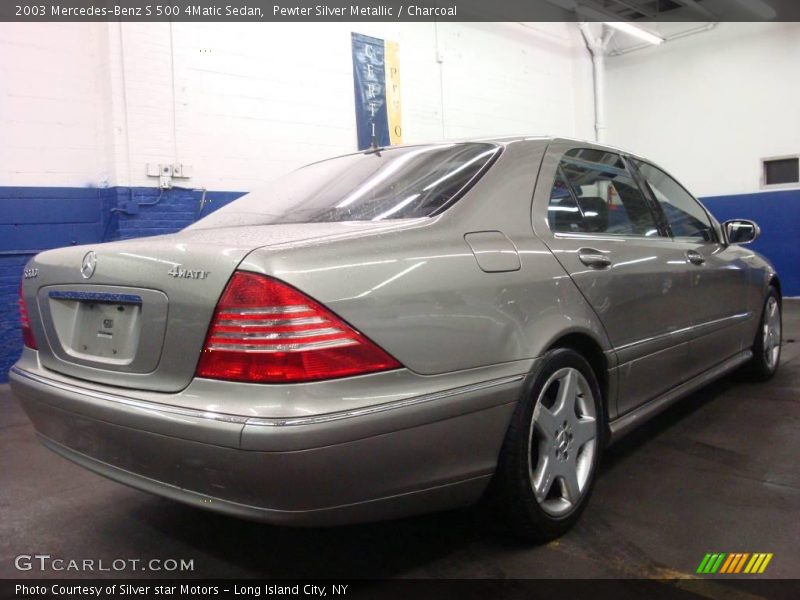 Pewter Silver Metallic / Charcoal 2003 Mercedes-Benz S 500 4Matic Sedan