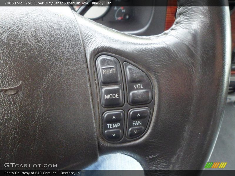 Black / Tan 2006 Ford F250 Super Duty Lariat SuperCab 4x4