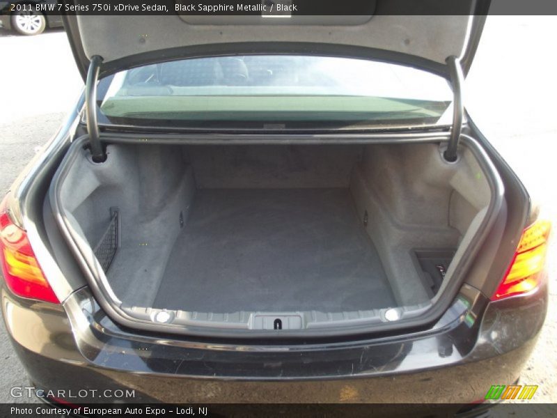 Black Sapphire Metallic / Black 2011 BMW 7 Series 750i xDrive Sedan