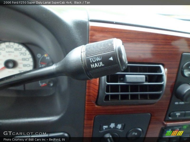 Black / Tan 2006 Ford F250 Super Duty Lariat SuperCab 4x4