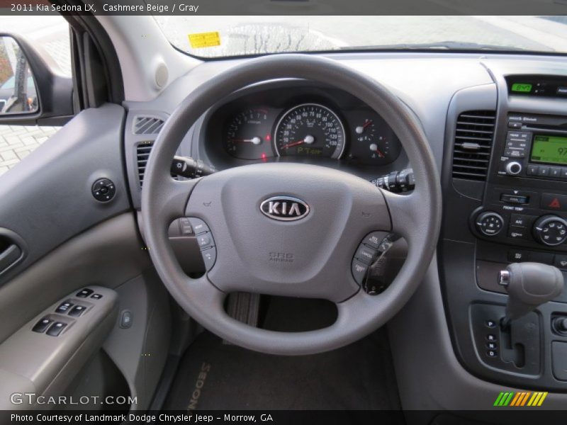 Cashmere Beige / Gray 2011 Kia Sedona LX