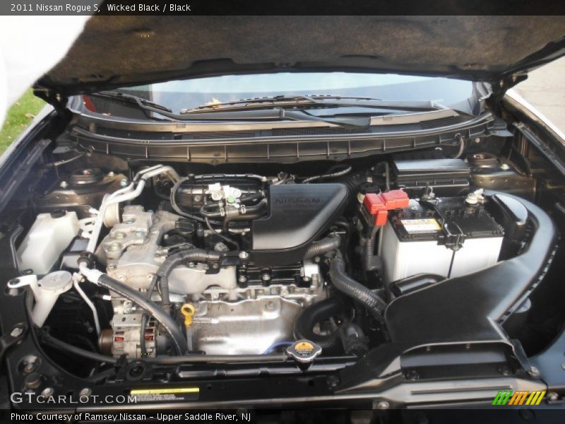 Wicked Black / Black 2011 Nissan Rogue S
