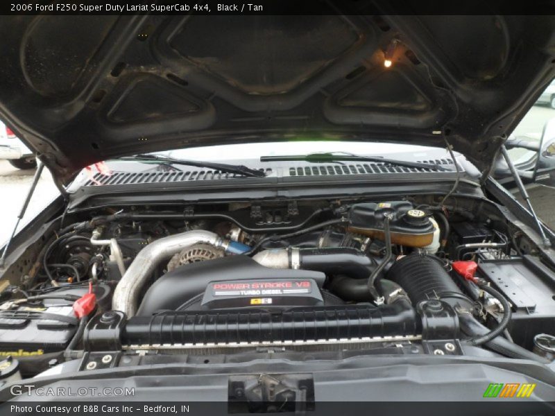Black / Tan 2006 Ford F250 Super Duty Lariat SuperCab 4x4