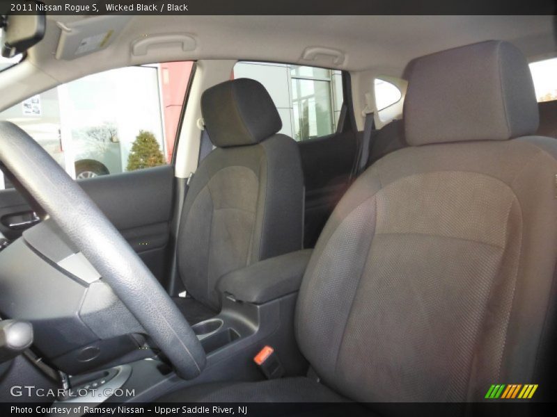 Wicked Black / Black 2011 Nissan Rogue S