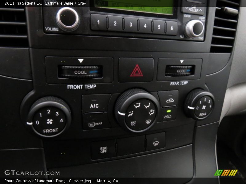 Cashmere Beige / Gray 2011 Kia Sedona LX