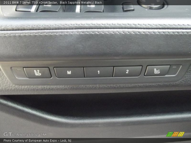 Black Sapphire Metallic / Black 2011 BMW 7 Series 750i xDrive Sedan