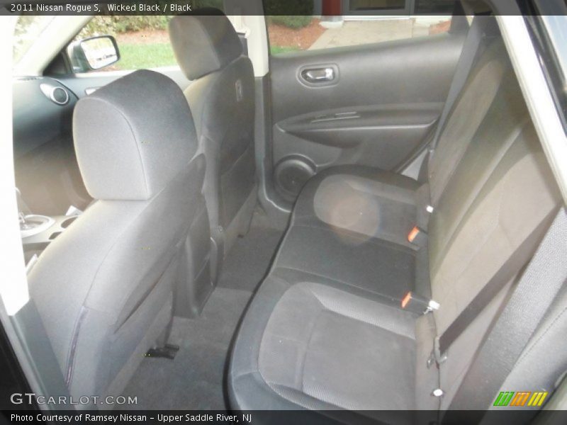 Wicked Black / Black 2011 Nissan Rogue S