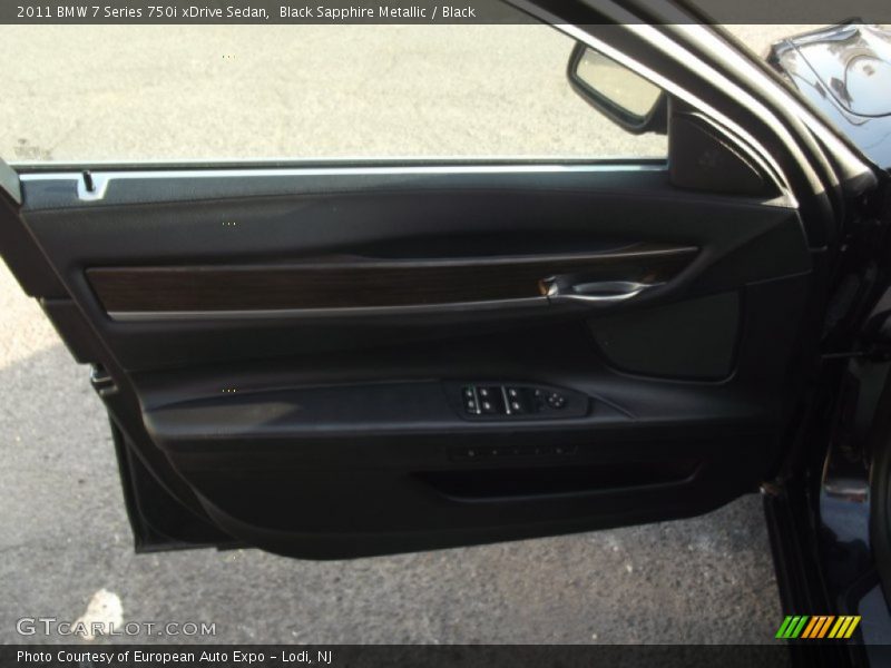 Black Sapphire Metallic / Black 2011 BMW 7 Series 750i xDrive Sedan