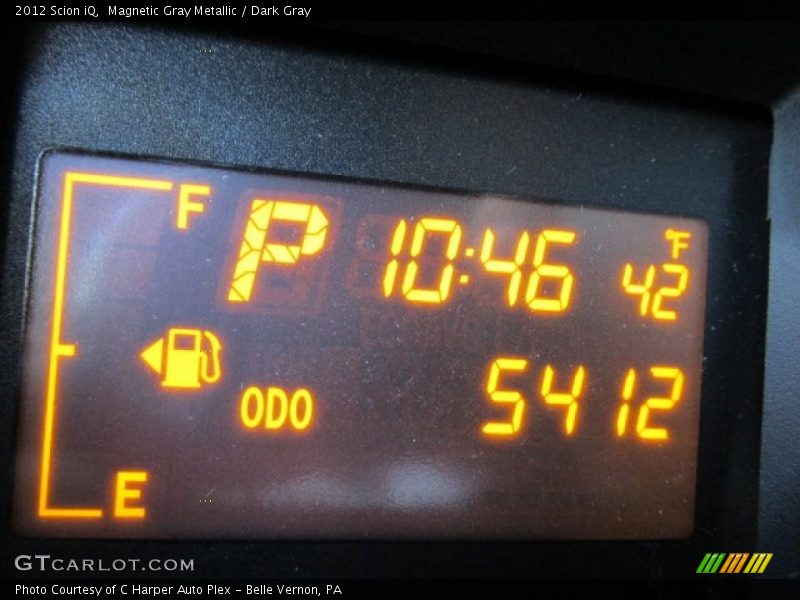 Magnetic Gray Metallic / Dark Gray 2012 Scion iQ