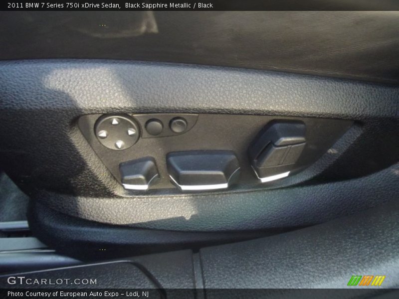 Black Sapphire Metallic / Black 2011 BMW 7 Series 750i xDrive Sedan