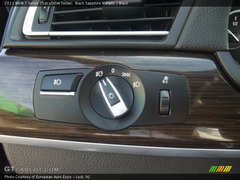 Black Sapphire Metallic / Black 2011 BMW 7 Series 750i xDrive Sedan