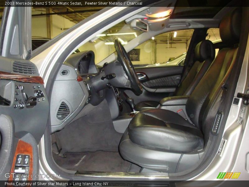 Pewter Silver Metallic / Charcoal 2003 Mercedes-Benz S 500 4Matic Sedan