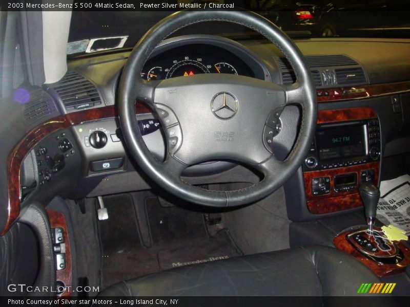 Pewter Silver Metallic / Charcoal 2003 Mercedes-Benz S 500 4Matic Sedan