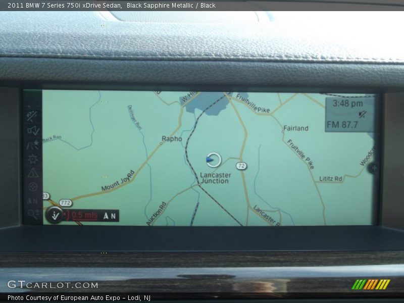 Black Sapphire Metallic / Black 2011 BMW 7 Series 750i xDrive Sedan