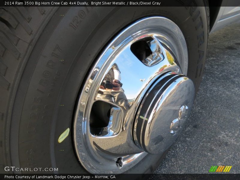 Bright Silver Metallic / Black/Diesel Gray 2014 Ram 3500 Big Horn Crew Cab 4x4 Dually