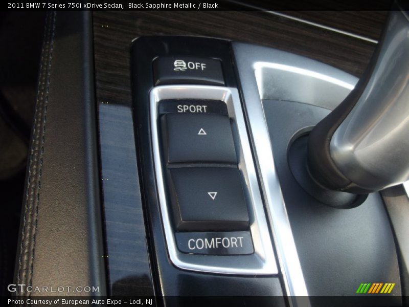 Black Sapphire Metallic / Black 2011 BMW 7 Series 750i xDrive Sedan