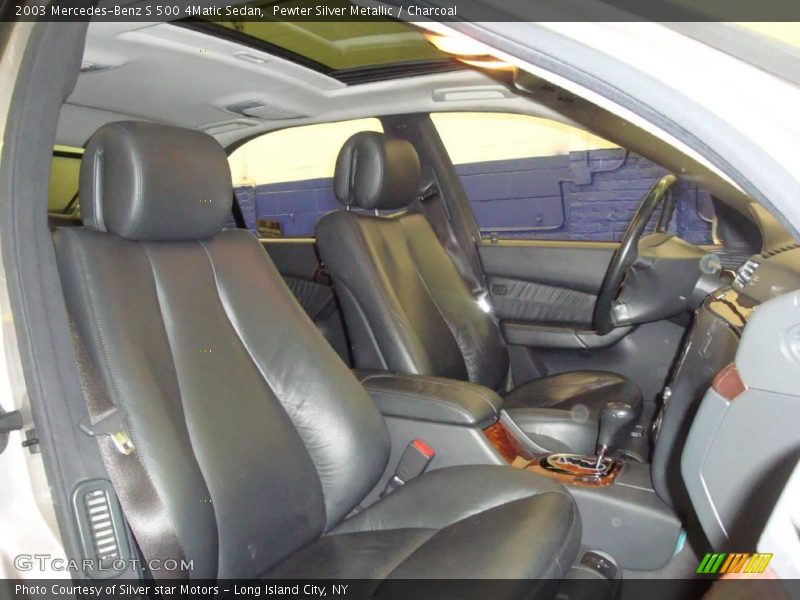 Pewter Silver Metallic / Charcoal 2003 Mercedes-Benz S 500 4Matic Sedan