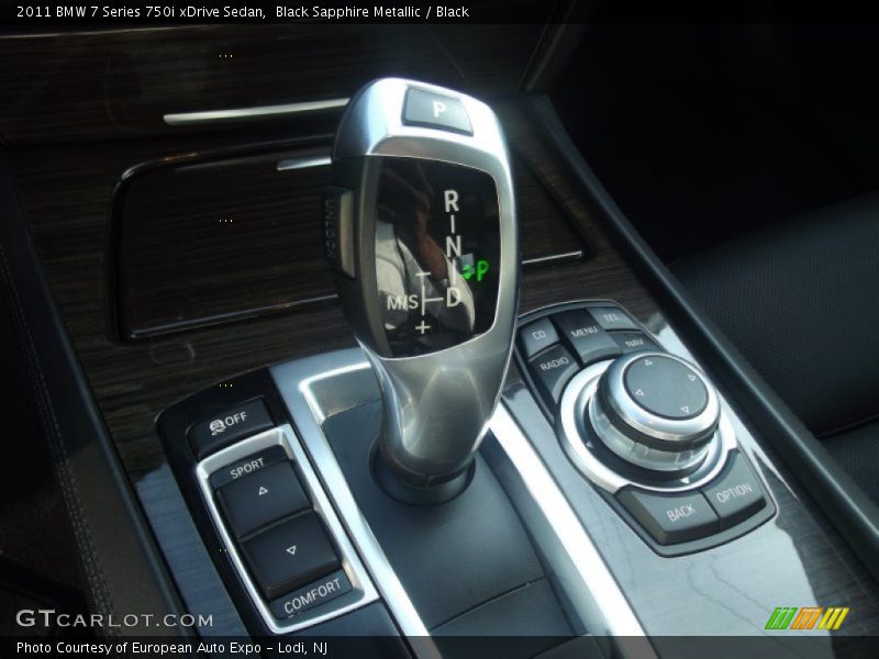 Black Sapphire Metallic / Black 2011 BMW 7 Series 750i xDrive Sedan