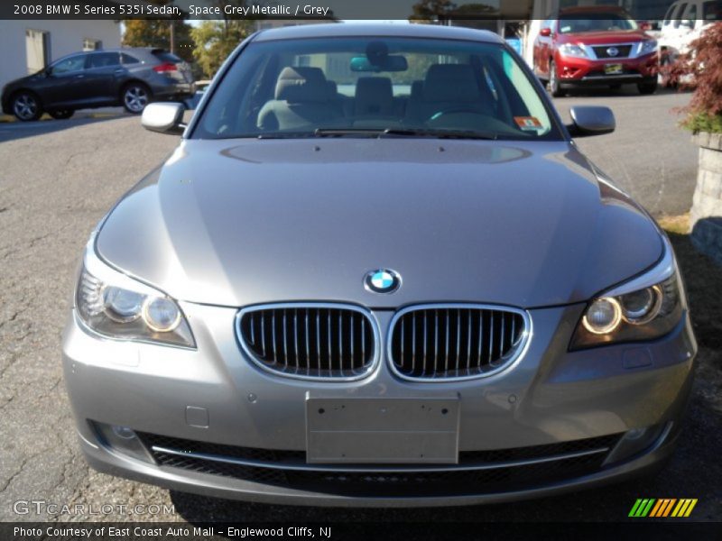 Space Grey Metallic / Grey 2008 BMW 5 Series 535i Sedan