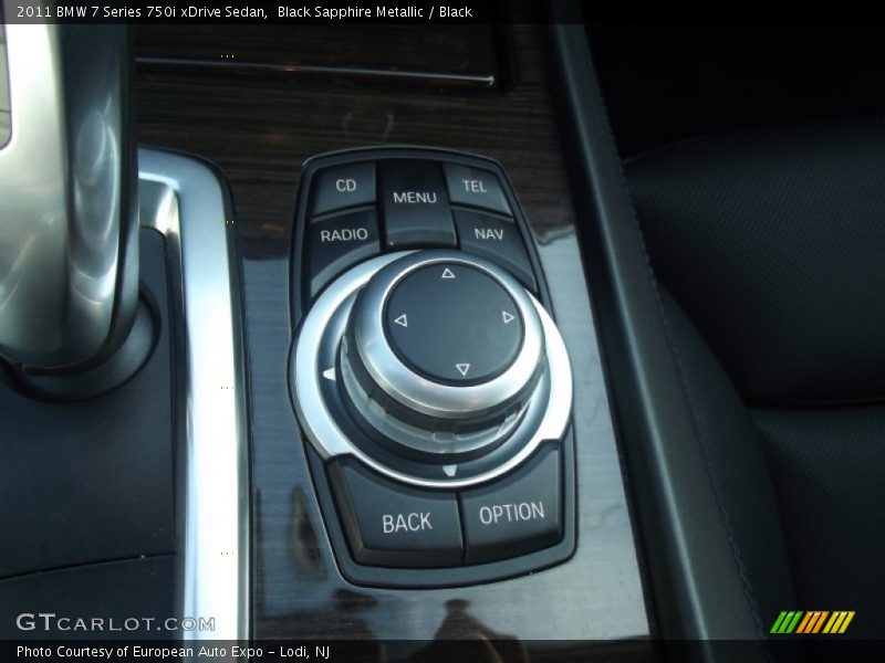 Black Sapphire Metallic / Black 2011 BMW 7 Series 750i xDrive Sedan