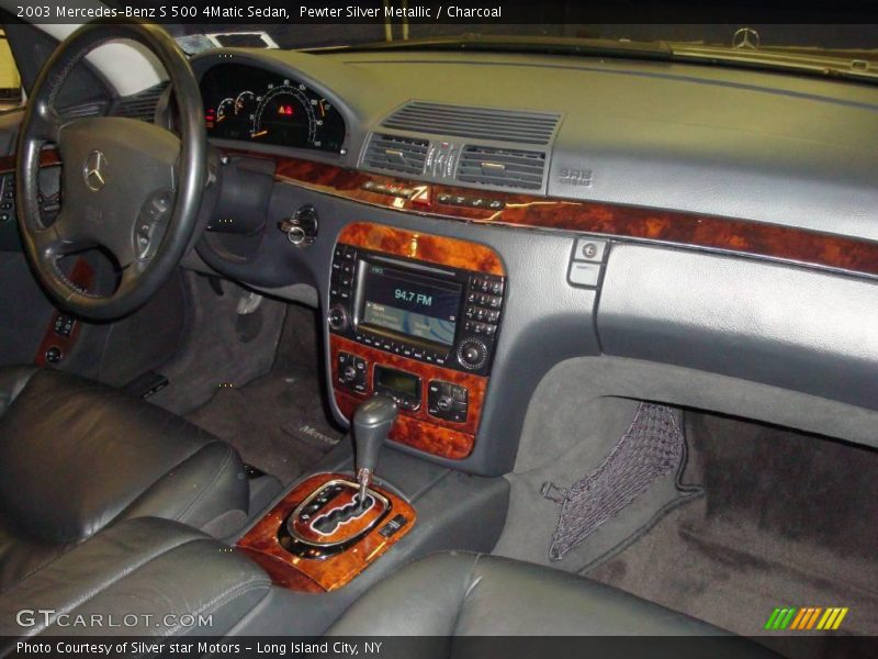 Pewter Silver Metallic / Charcoal 2003 Mercedes-Benz S 500 4Matic Sedan