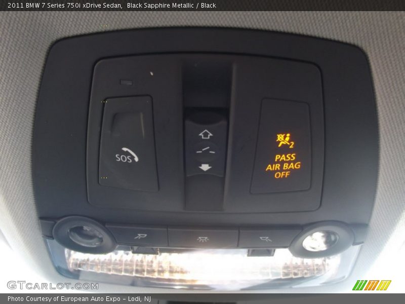 Black Sapphire Metallic / Black 2011 BMW 7 Series 750i xDrive Sedan