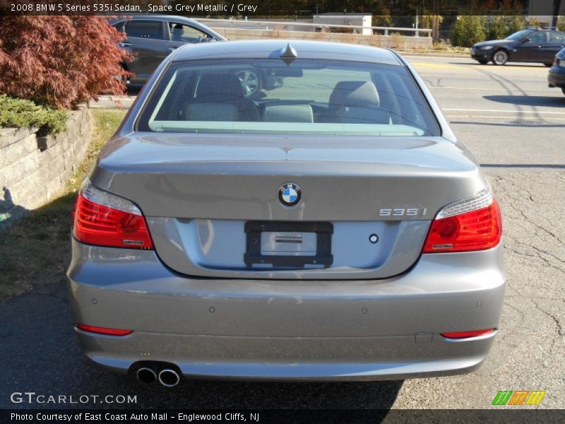 Space Grey Metallic / Grey 2008 BMW 5 Series 535i Sedan