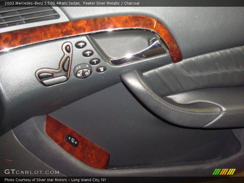 Pewter Silver Metallic / Charcoal 2003 Mercedes-Benz S 500 4Matic Sedan