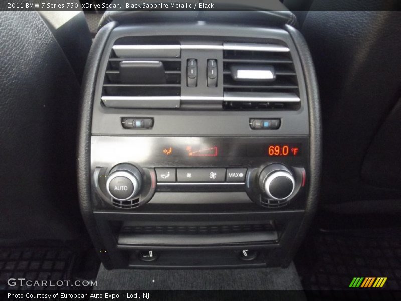 Black Sapphire Metallic / Black 2011 BMW 7 Series 750i xDrive Sedan