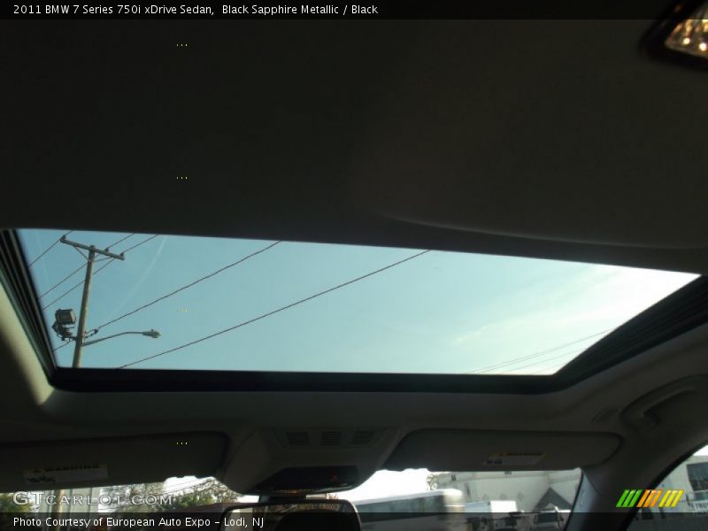 Black Sapphire Metallic / Black 2011 BMW 7 Series 750i xDrive Sedan