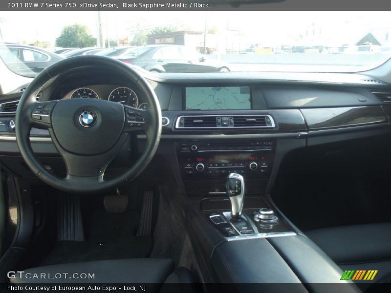 Black Sapphire Metallic / Black 2011 BMW 7 Series 750i xDrive Sedan