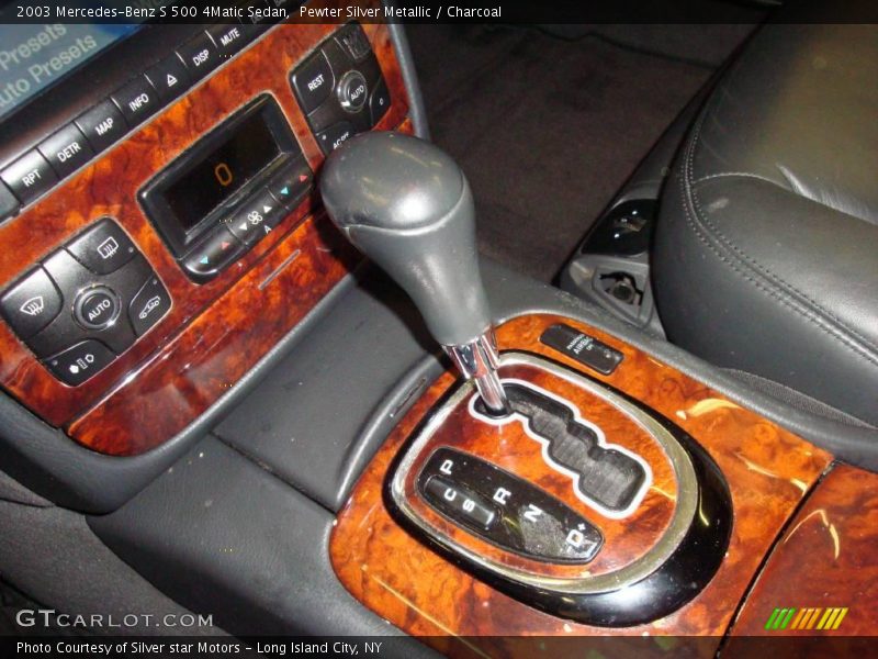 Pewter Silver Metallic / Charcoal 2003 Mercedes-Benz S 500 4Matic Sedan