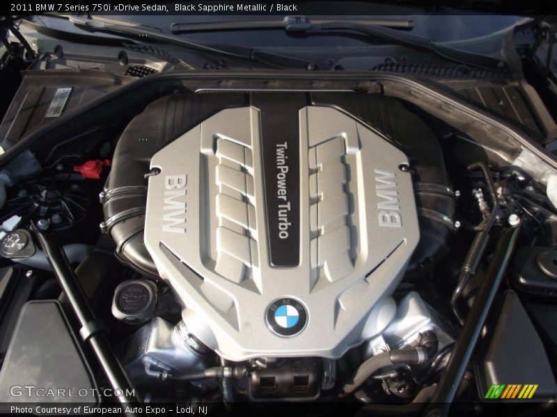 Black Sapphire Metallic / Black 2011 BMW 7 Series 750i xDrive Sedan