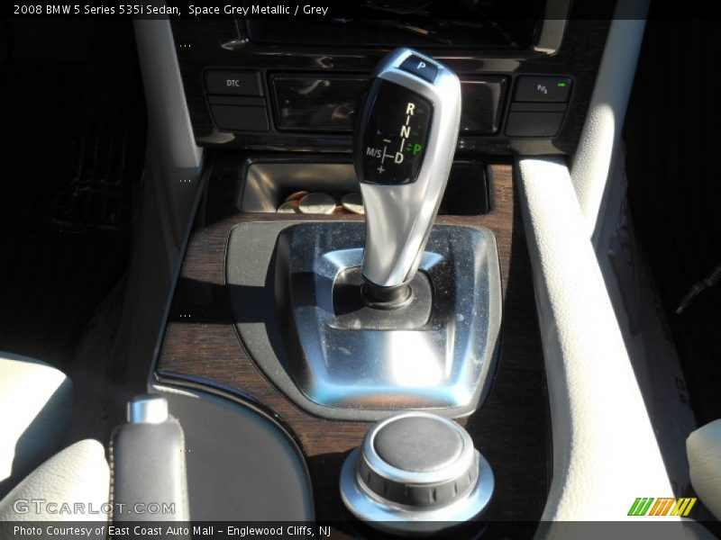 Space Grey Metallic / Grey 2008 BMW 5 Series 535i Sedan