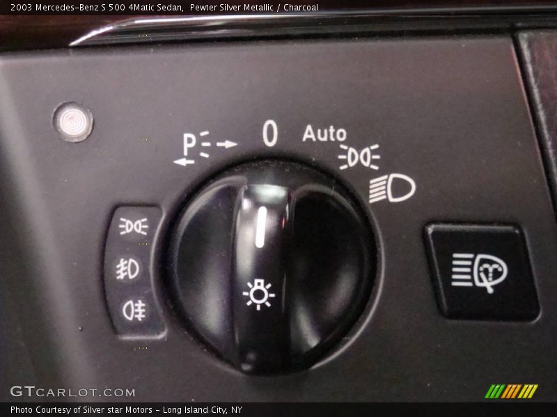 Pewter Silver Metallic / Charcoal 2003 Mercedes-Benz S 500 4Matic Sedan