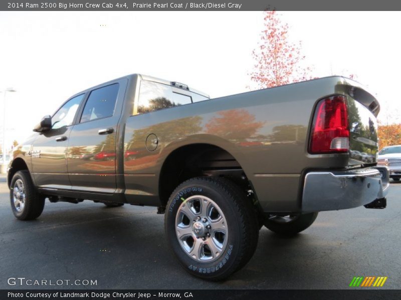 Prairie Pearl Coat / Black/Diesel Gray 2014 Ram 2500 Big Horn Crew Cab 4x4