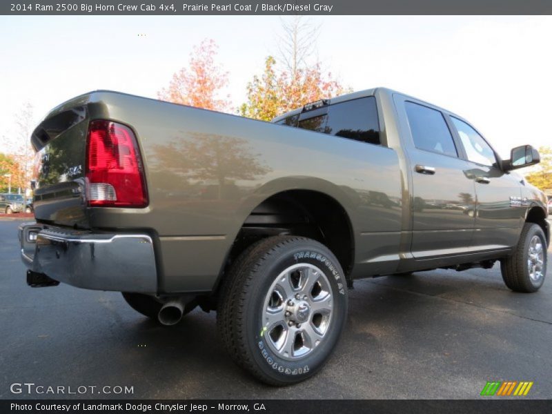 Prairie Pearl Coat / Black/Diesel Gray 2014 Ram 2500 Big Horn Crew Cab 4x4