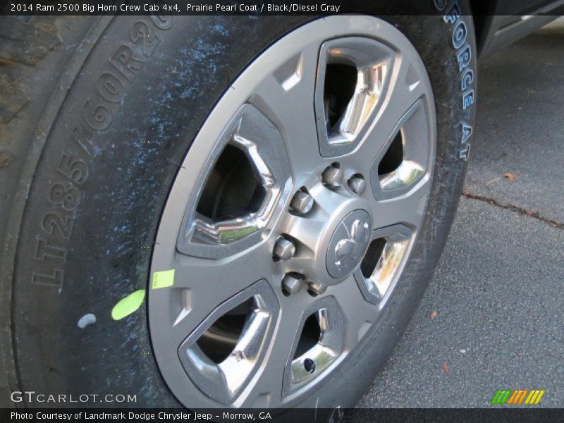 Prairie Pearl Coat / Black/Diesel Gray 2014 Ram 2500 Big Horn Crew Cab 4x4
