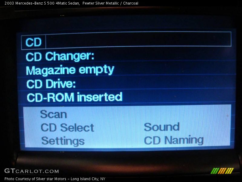 Pewter Silver Metallic / Charcoal 2003 Mercedes-Benz S 500 4Matic Sedan