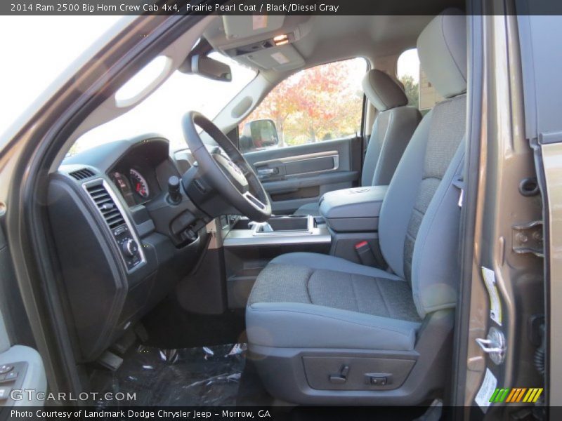 Prairie Pearl Coat / Black/Diesel Gray 2014 Ram 2500 Big Horn Crew Cab 4x4