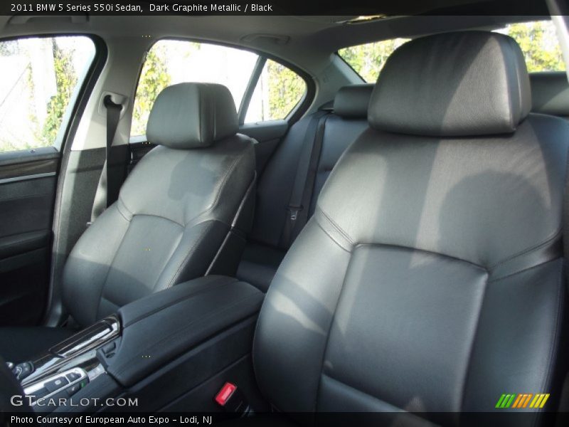 Dark Graphite Metallic / Black 2011 BMW 5 Series 550i Sedan