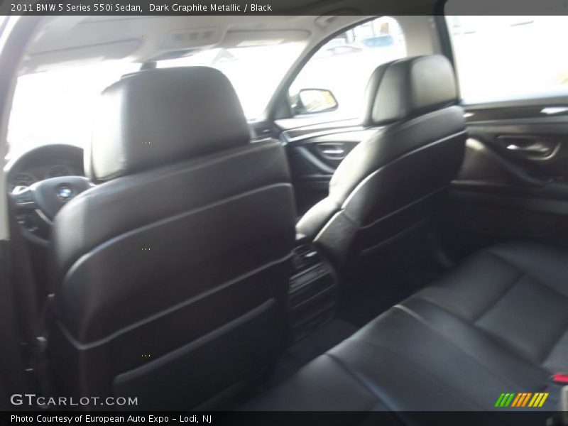 Dark Graphite Metallic / Black 2011 BMW 5 Series 550i Sedan